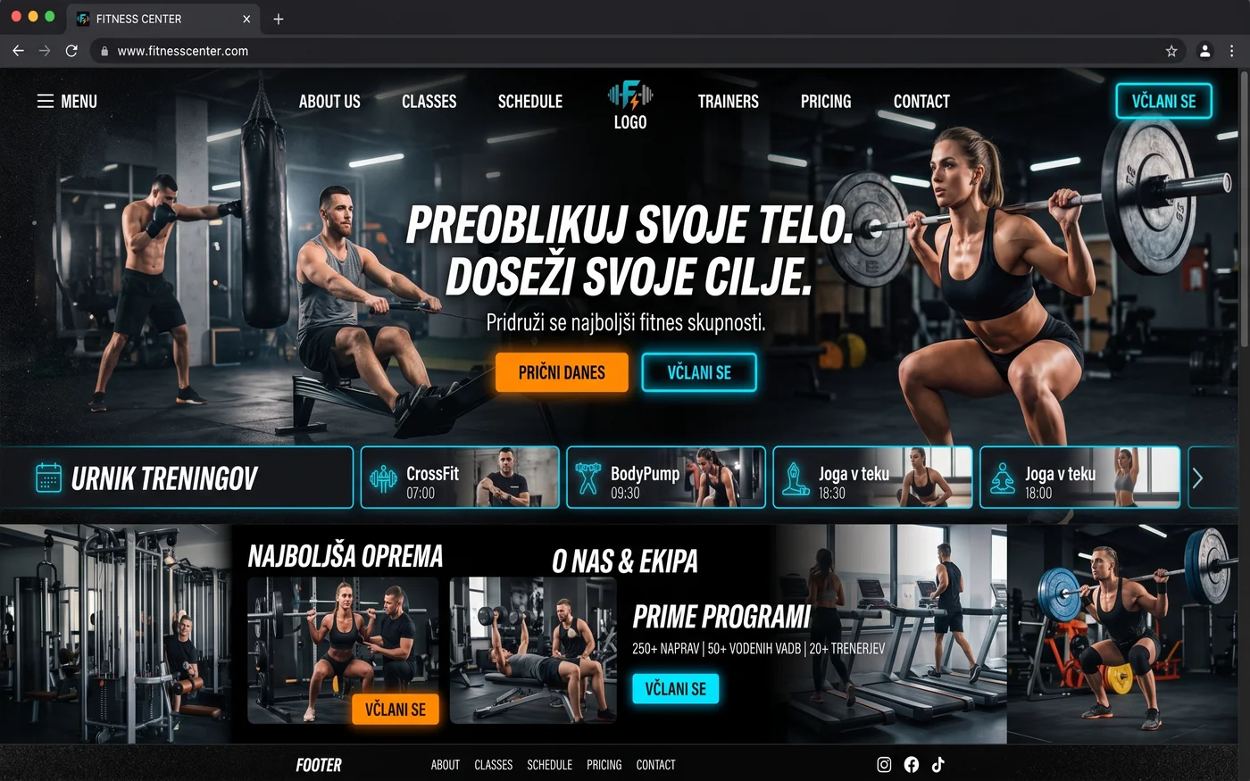 Fitnes center